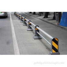Zinc steel isolated traffic railings in parking lots